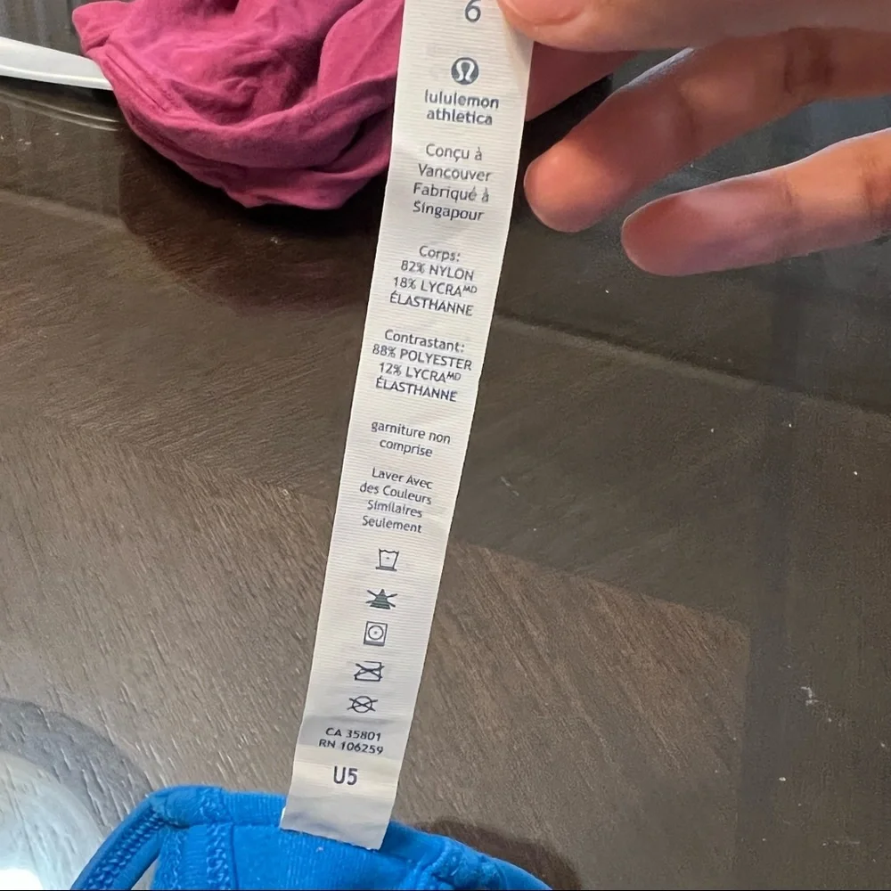 Lululemon No Limits Blue Tank